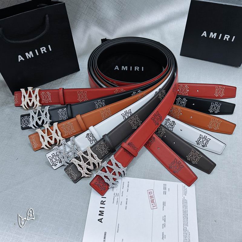 Amiri belt 38mmX90-125cm lb63